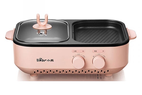 KOHNAN - Nồi Lẩu 2Ngăn Bear DHG-D65A1