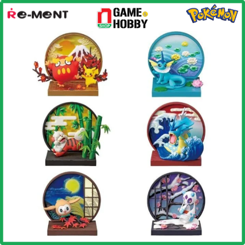 nShop - Hộp Mù Mô Hình Pokemon Japanese Style Window Re-Ment Blind Box Chính Hãng