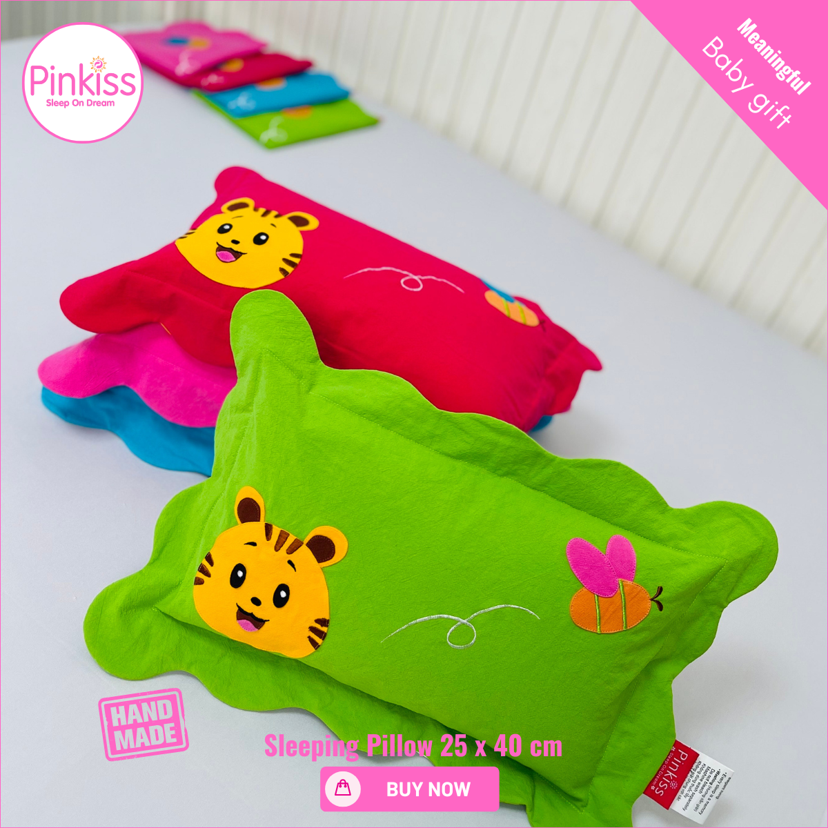PINKISS-Gối nằm PINKISS 25x40