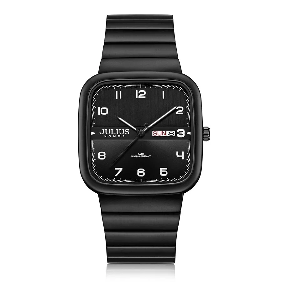 Đồng Hồ Nam JAH-141D Julius Hàn Quốc (Đen)