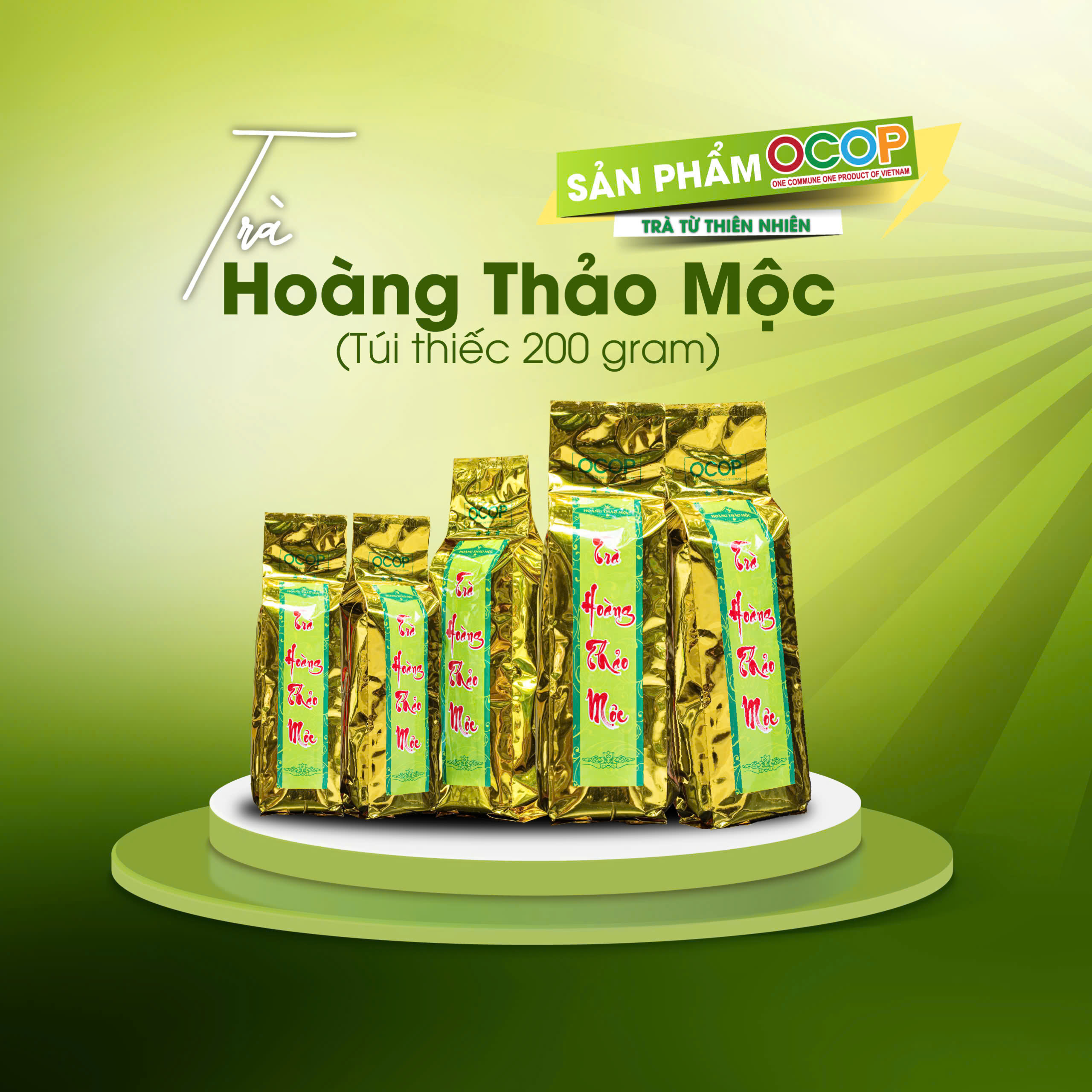 Trà Hoàng Thảo Mộc - Hỗ Trợ Ngủ Ngon Hiệu Quả - 200GR