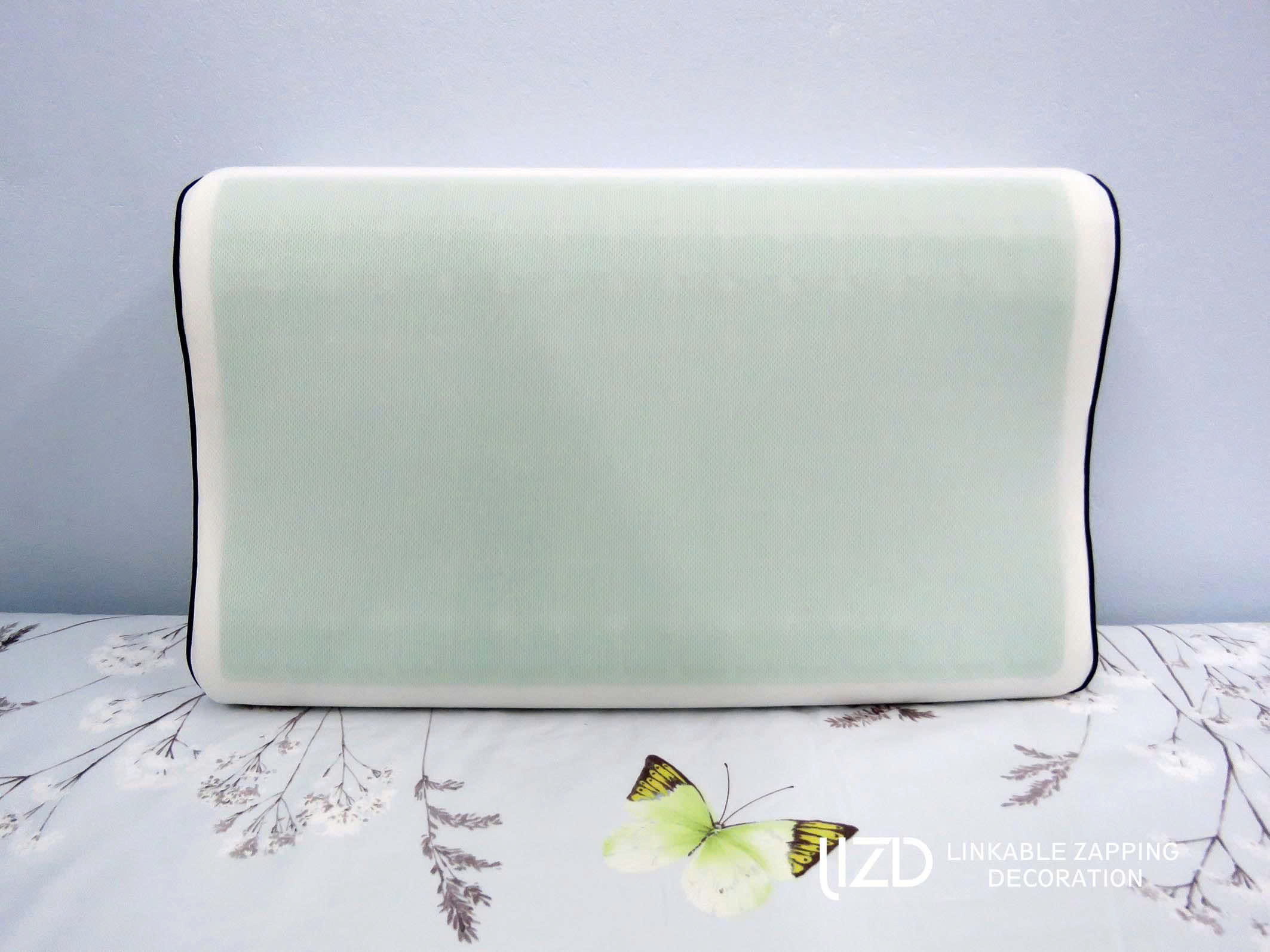 LIZD Ruột gối coolgel xanh lá LPI21 dạng foam memory Dành cho người có tiền sử đau cổ vai gáy thiết kế công thái học thông minh