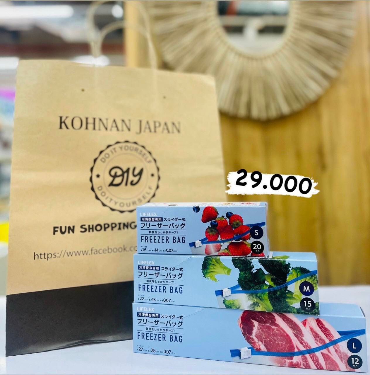 KOHNAN BÌNH TÂN-TÚI ZIPPER CÁC LOẠI