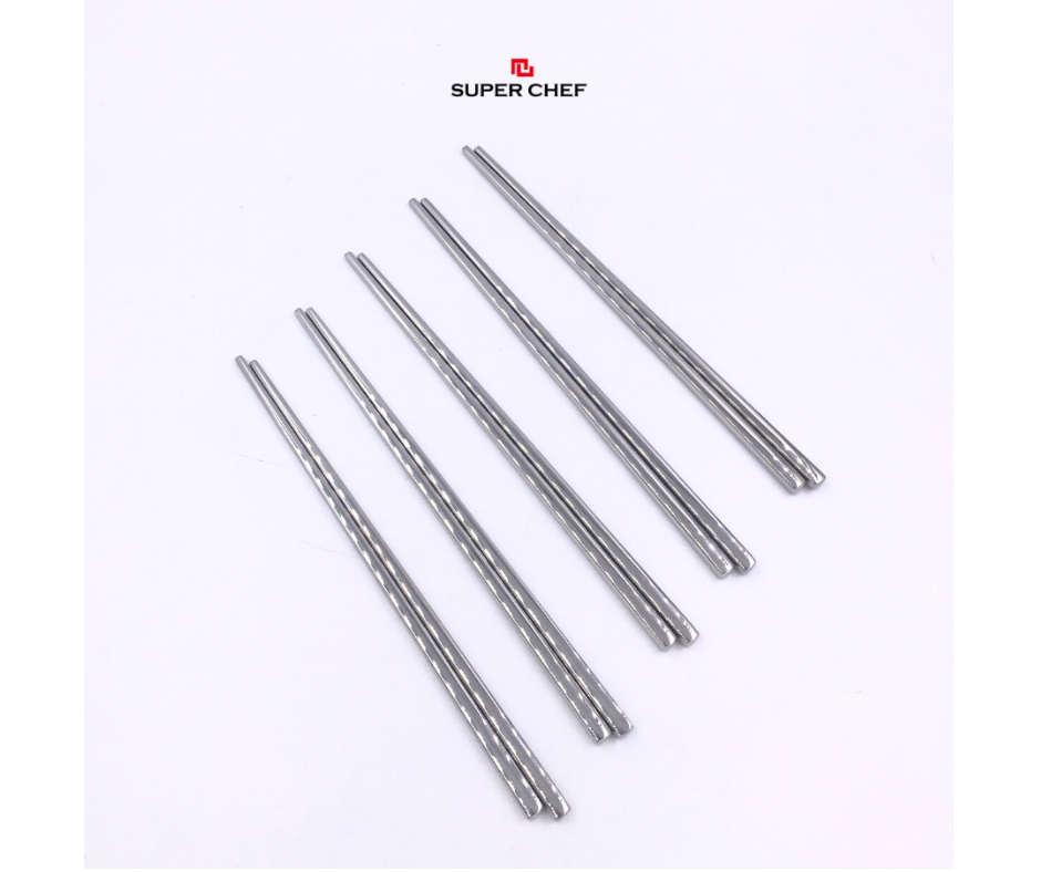 KOHNAN - BỘ 5 ĐŨA INOX 304 ĐẦU VUÔNG