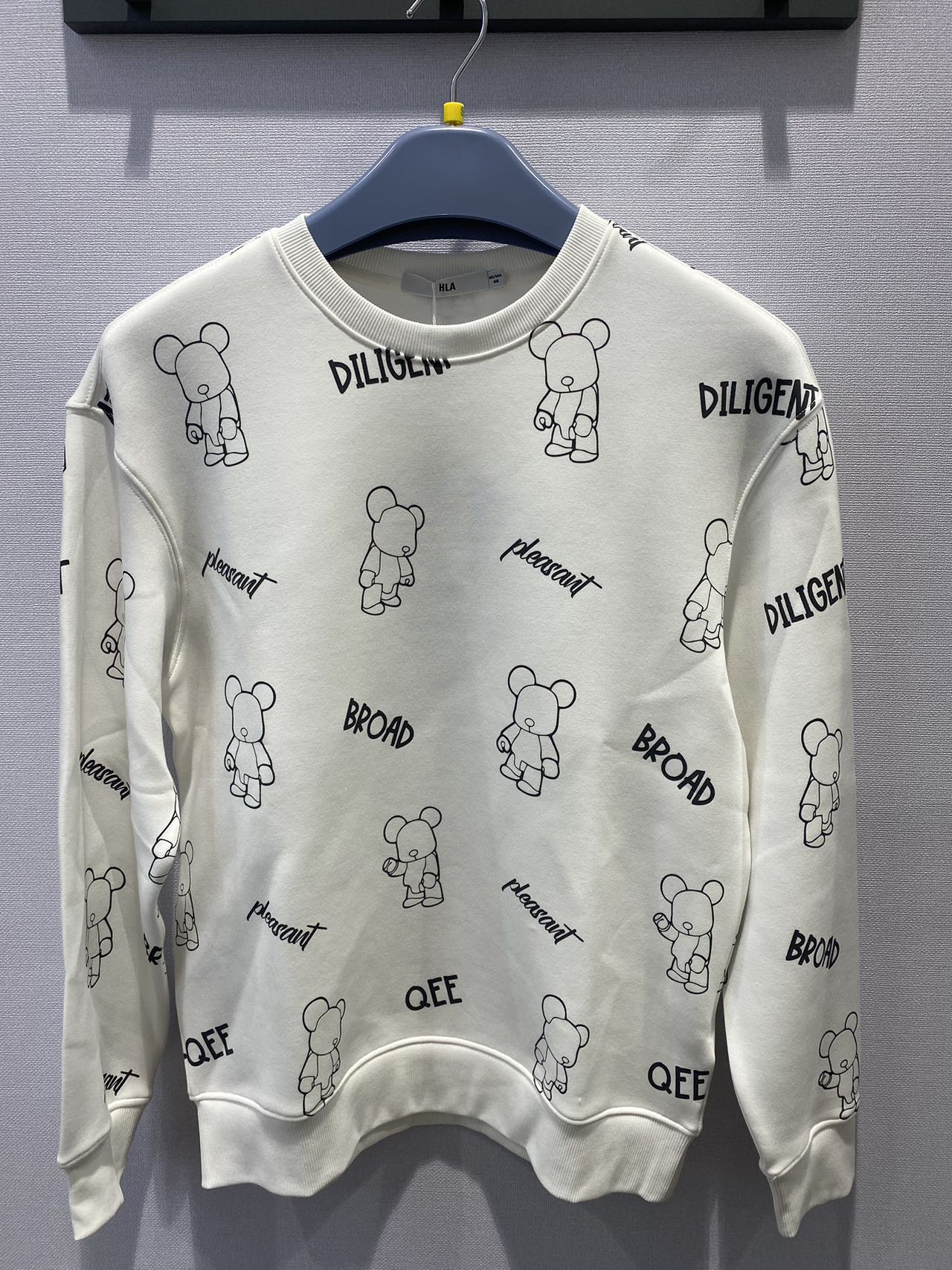 HLA- Áo sweeter họa tiết - NZW/J3Y/H2