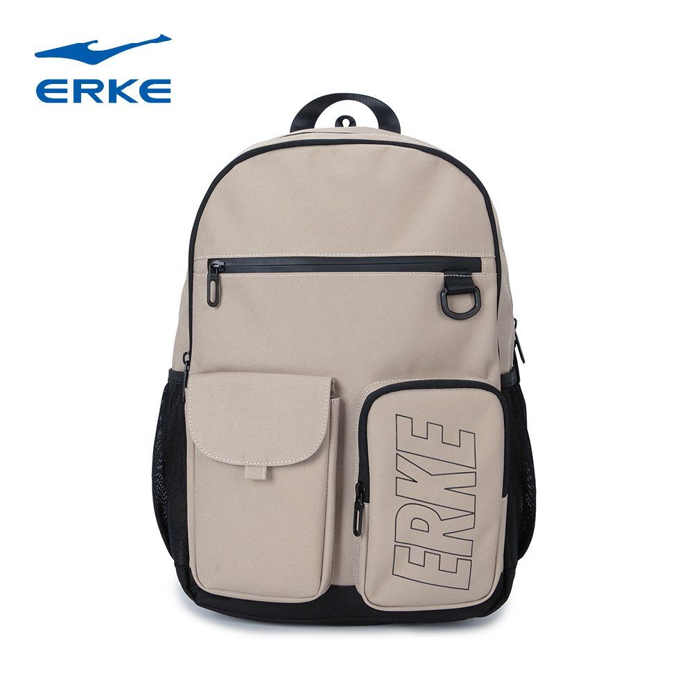 ERKE - Balo Thể Thao ERKE 10325201056 – Chống Nước Nhẹ, Dung Tích Lớn, Thiết Kế Hiện Đại