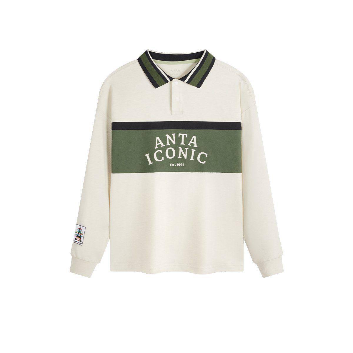 Áo dài tay thể thao Unisex Polo Anta Kids Olympic Culture