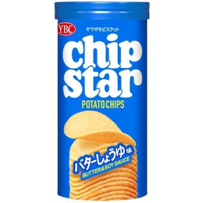 Khoai tây sấy Chip Star vị sốt bơ (hộp xanh dương) - 4903015500151