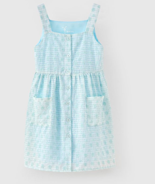 Đầm váy thô 2 dây bé gái Rabity 954.003