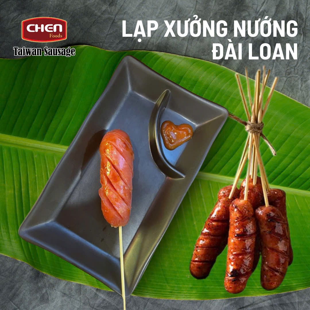 CHEN FOOD - PHIẾU MUA HÀNG - LẠP XƯỞNG NƯỚNG ĐÀI LOAN ( 1 CÂY )
