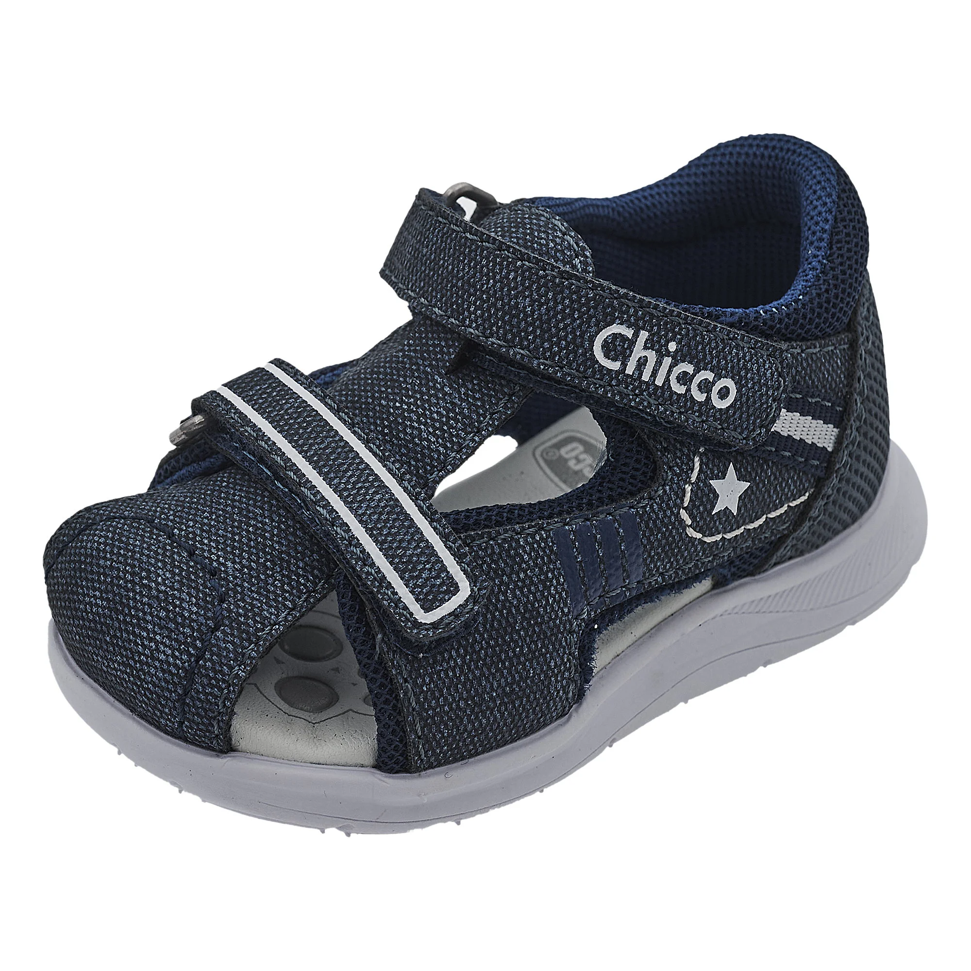 Sandal mát-xa chân bé Chicco Golly xanh navy