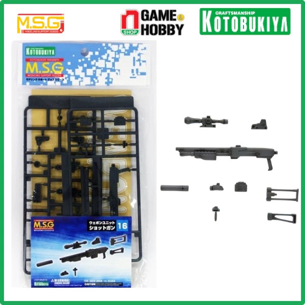 nShop - M.S.G Weapon Unit 16 Shotgun - Mô Hình Kotobukiya Chính Hãng Kích Thước Cao Khoảng 135mm