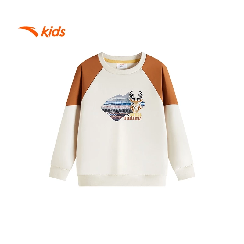 Anta Kids - Áo phông dài tay thời trang thể thao bé trai Anta Kids 3525A9704
