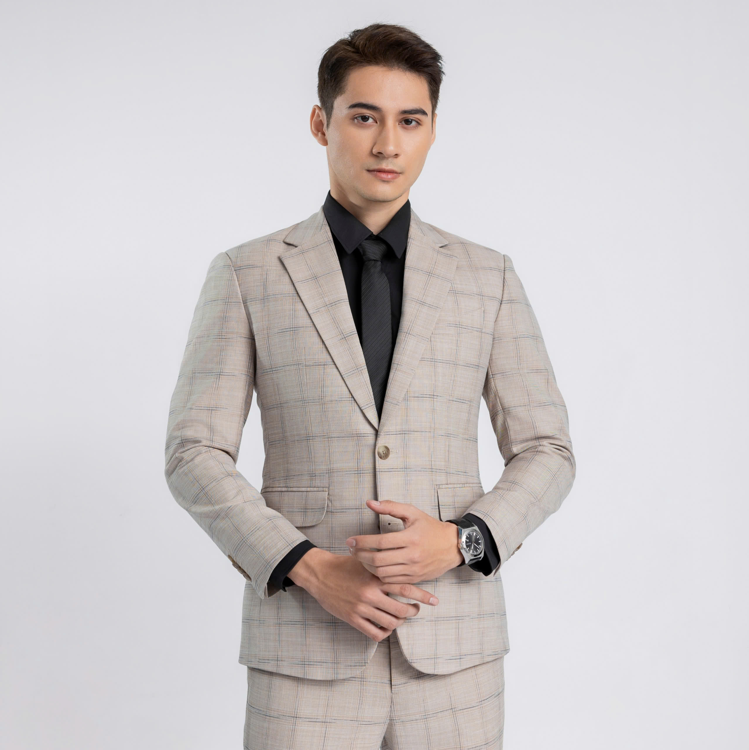 Aristino - Bộ com-lê ASUM0203 BST-Mini màu Nâu