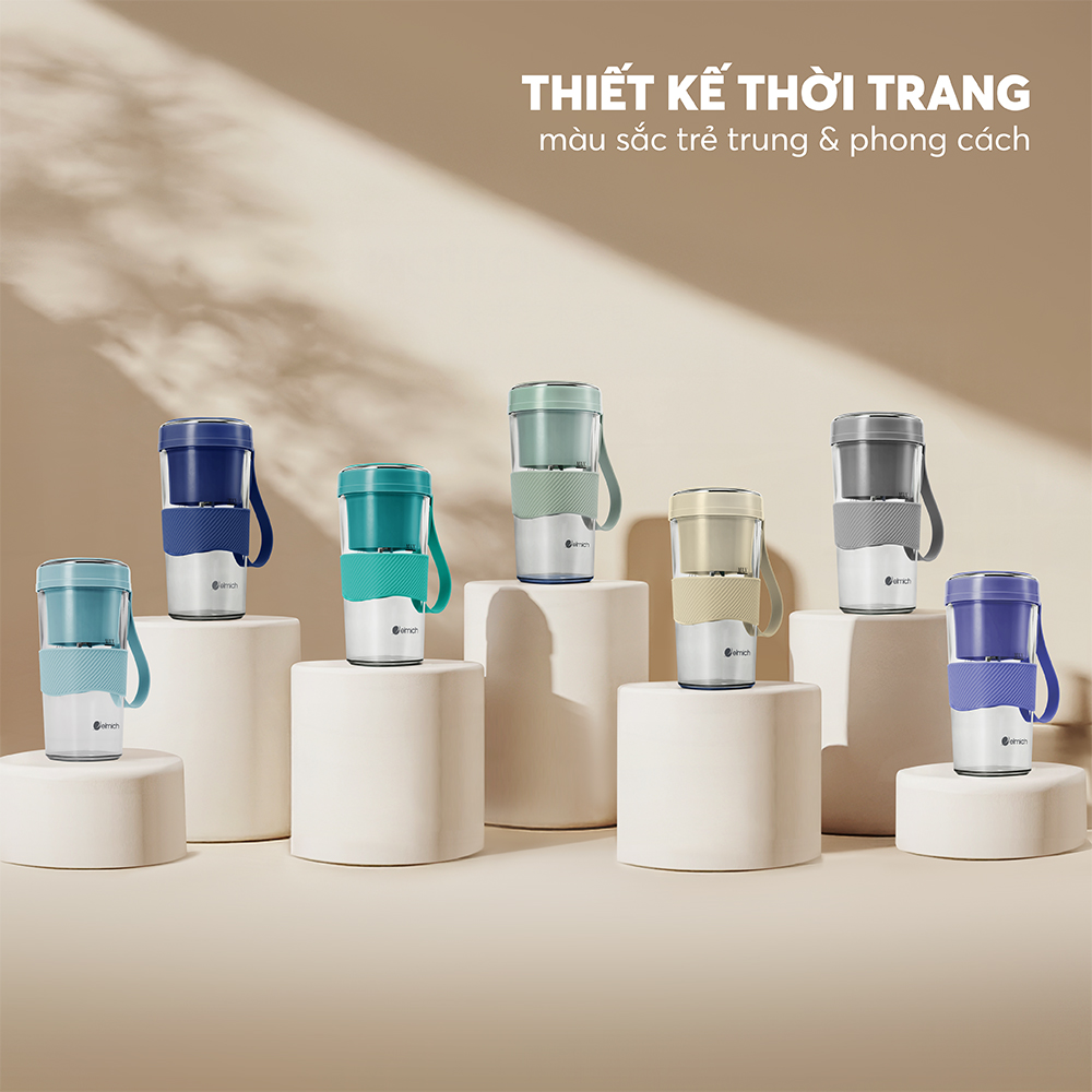 Máy xay sinh tố cầm tay 400ml Elmich BLE9215