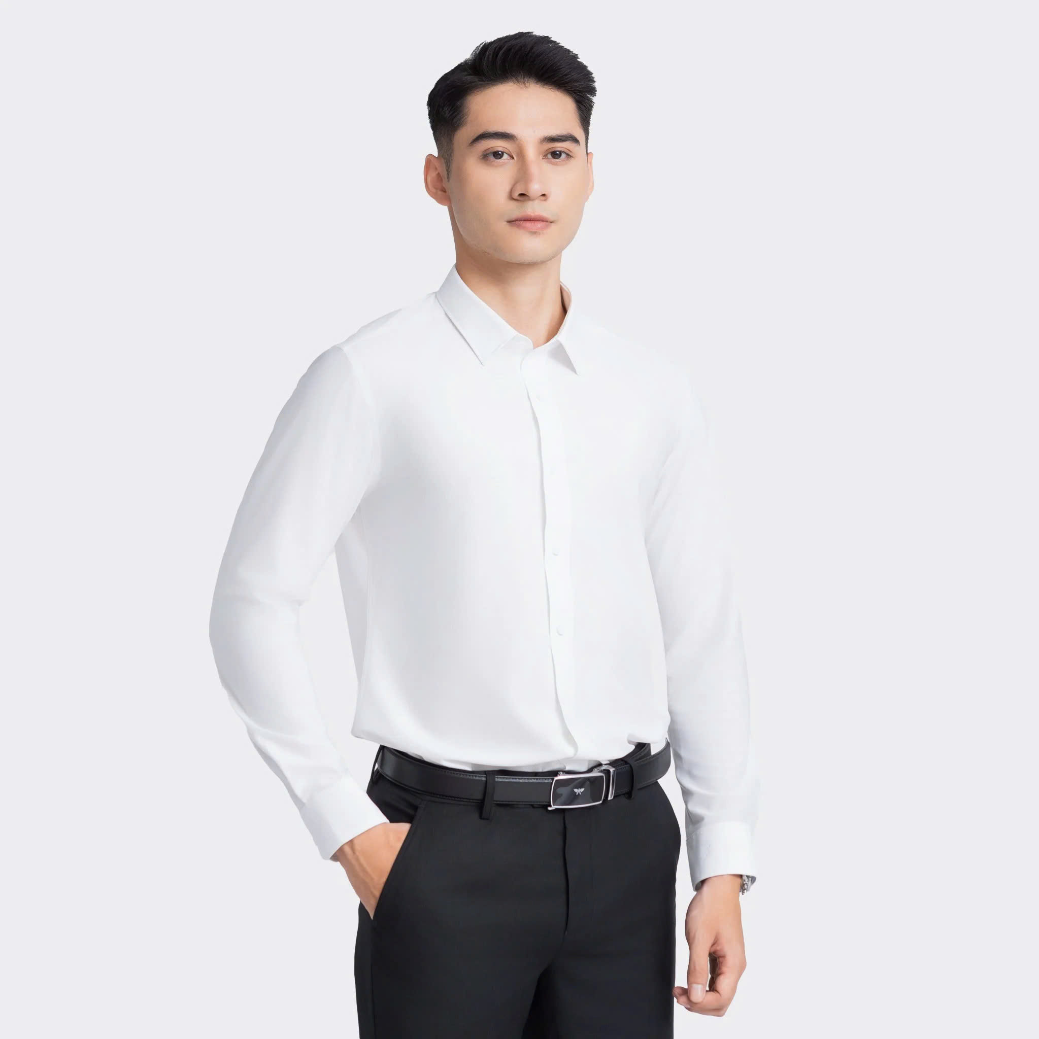 Aristino - Áo Sơ mi NamBusiness Cotton Slim fit 1LS05503