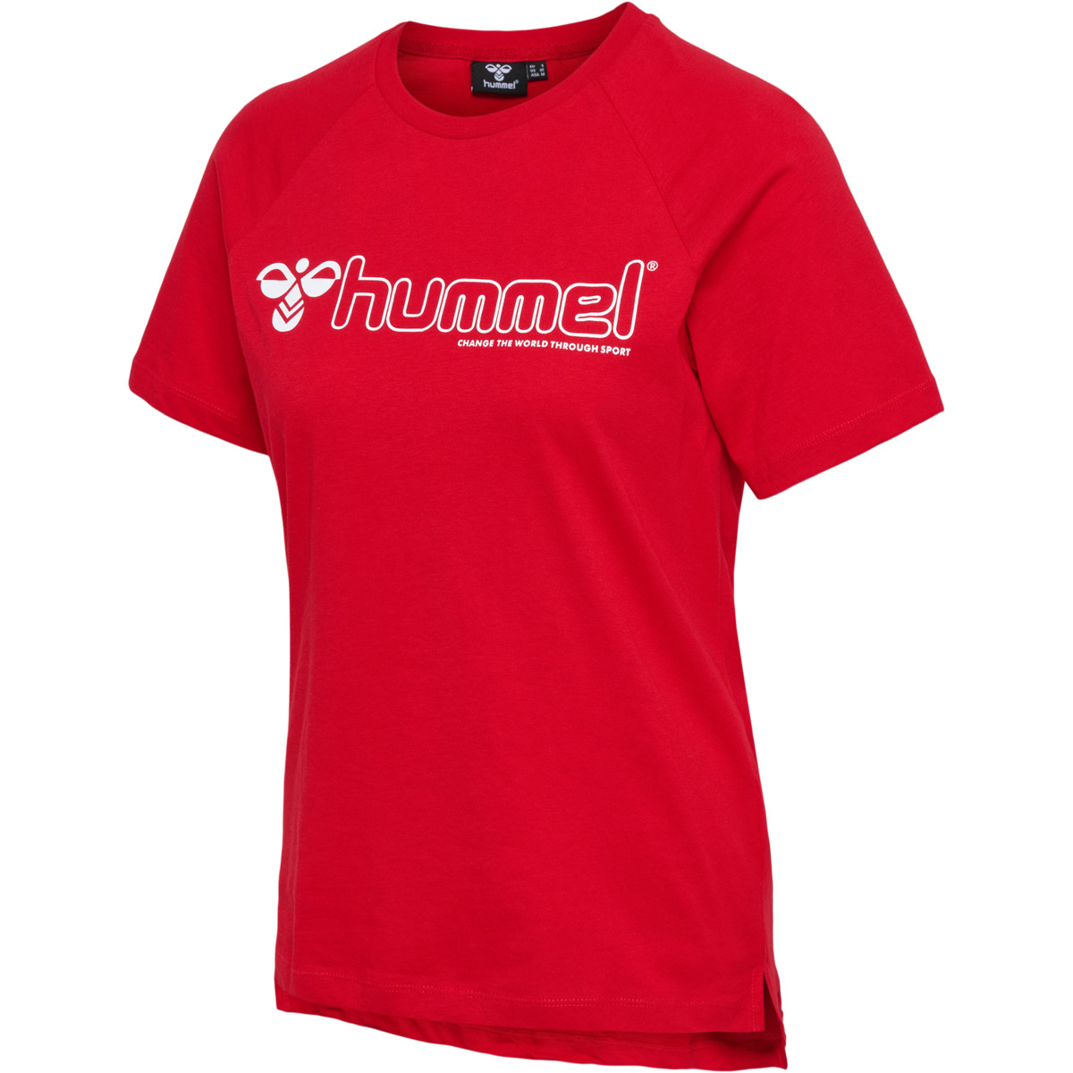 KUME | Áo Thun Thời Trang Cho Nữ, Cổ Tròn, In Họa Tiết | Thương Hiệu Hummel - Size XS / S - Màu Đỏ - 214325_3658