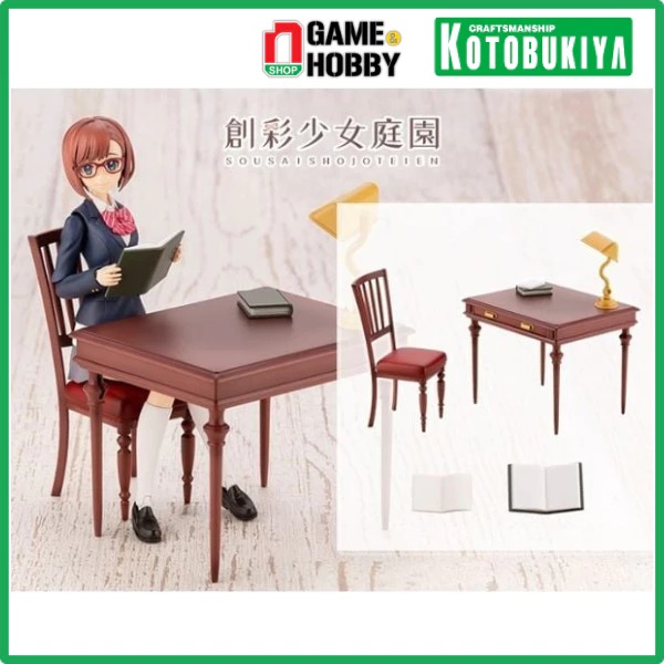 nShop - Sousai Shojo Teien After School Retro Desk - Mô Hình Kotobukiya Chính Hãng