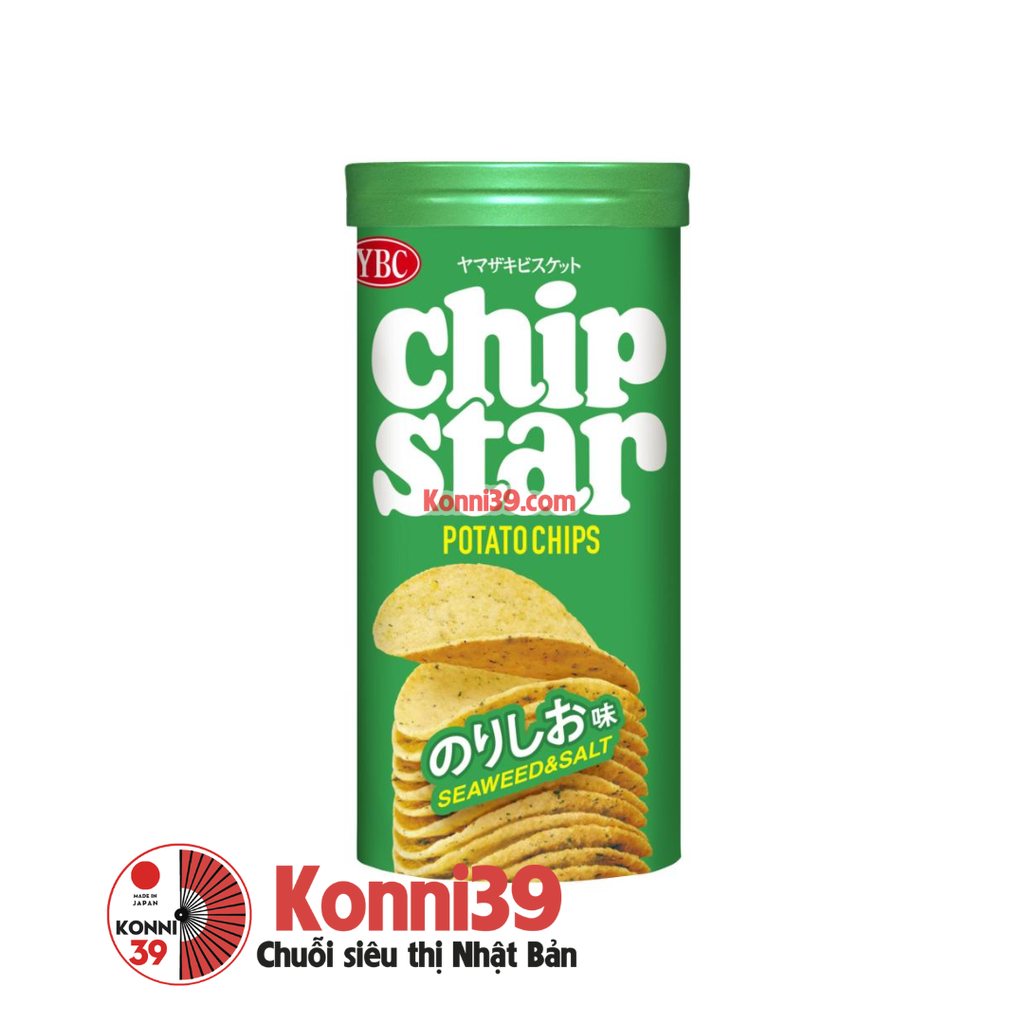 Khoai tây sấy Chip Star vị rong biển (xanh lá) - 4903015500137
