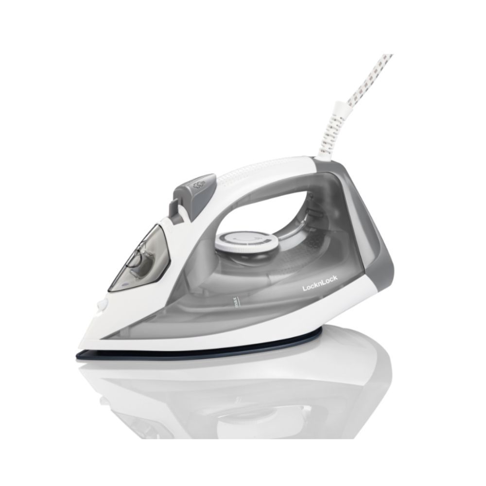 LOCKNLOCK-ENI354GRY- Bàn ủi hơi nước, Lock&lock, Steam Iron, 220-240 V, 50 Hz, 2200 W, Màu xám