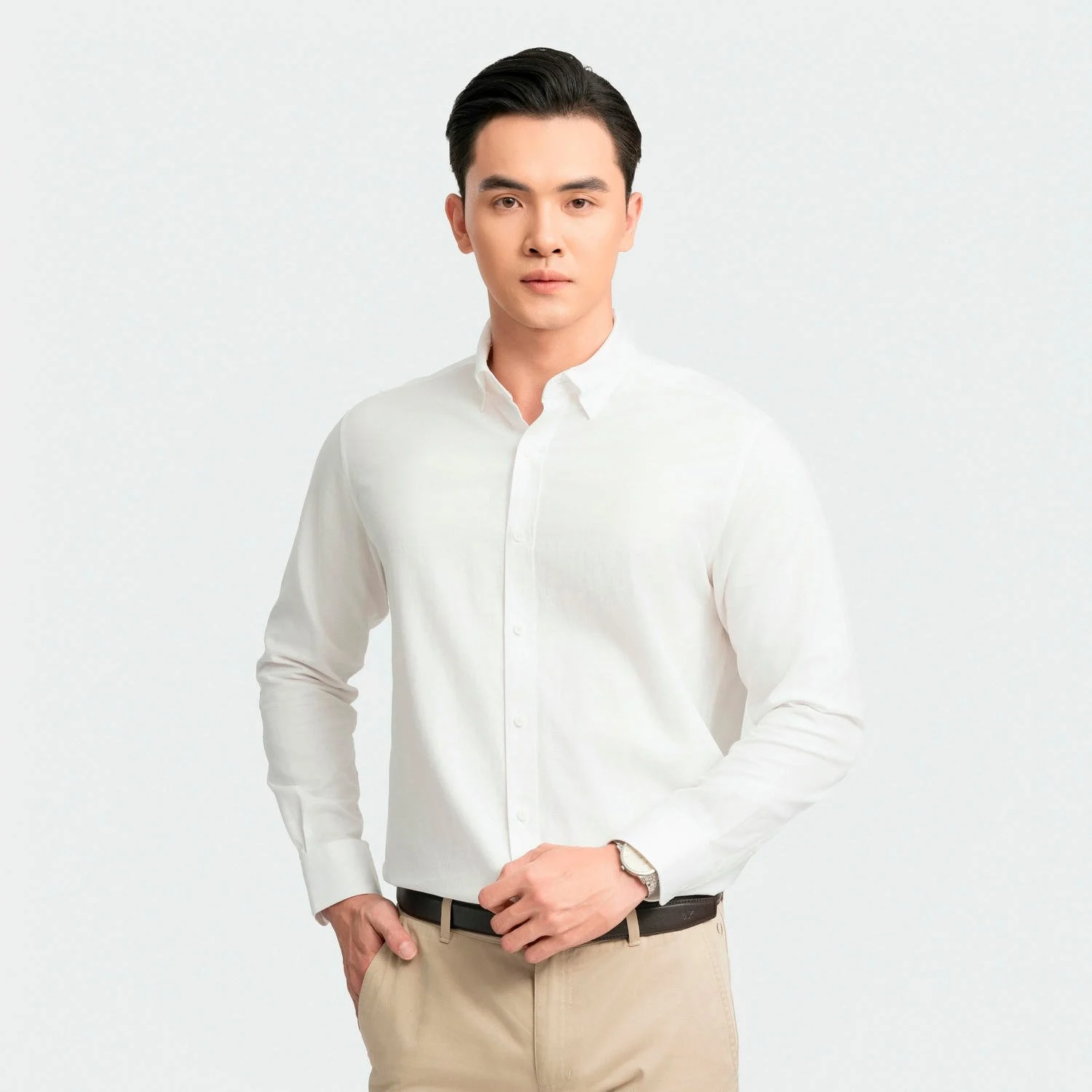 Aristino - Áo Sơ Mi Trắng Nam Aristino Cotton ALS2170Z
