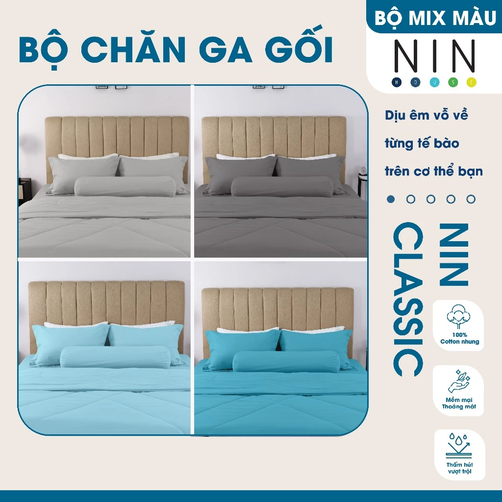 KOHNAN - 044672 Bộ Chăn Drap Classic 1.8x2m