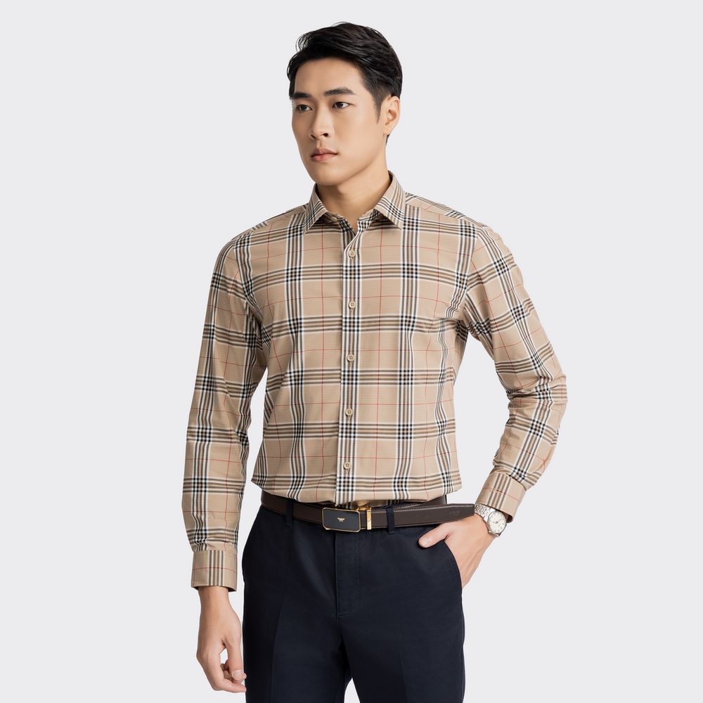 ARISTINO - Áo sơ mi dài tay Nam Aristino dáng Slim fit ALS0220Z