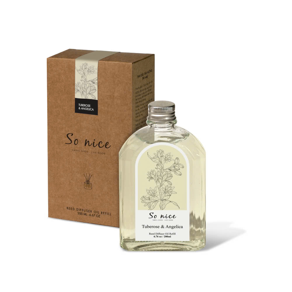 Tinh dầu tán hương Refill Tuberose & Angelica - 200ml