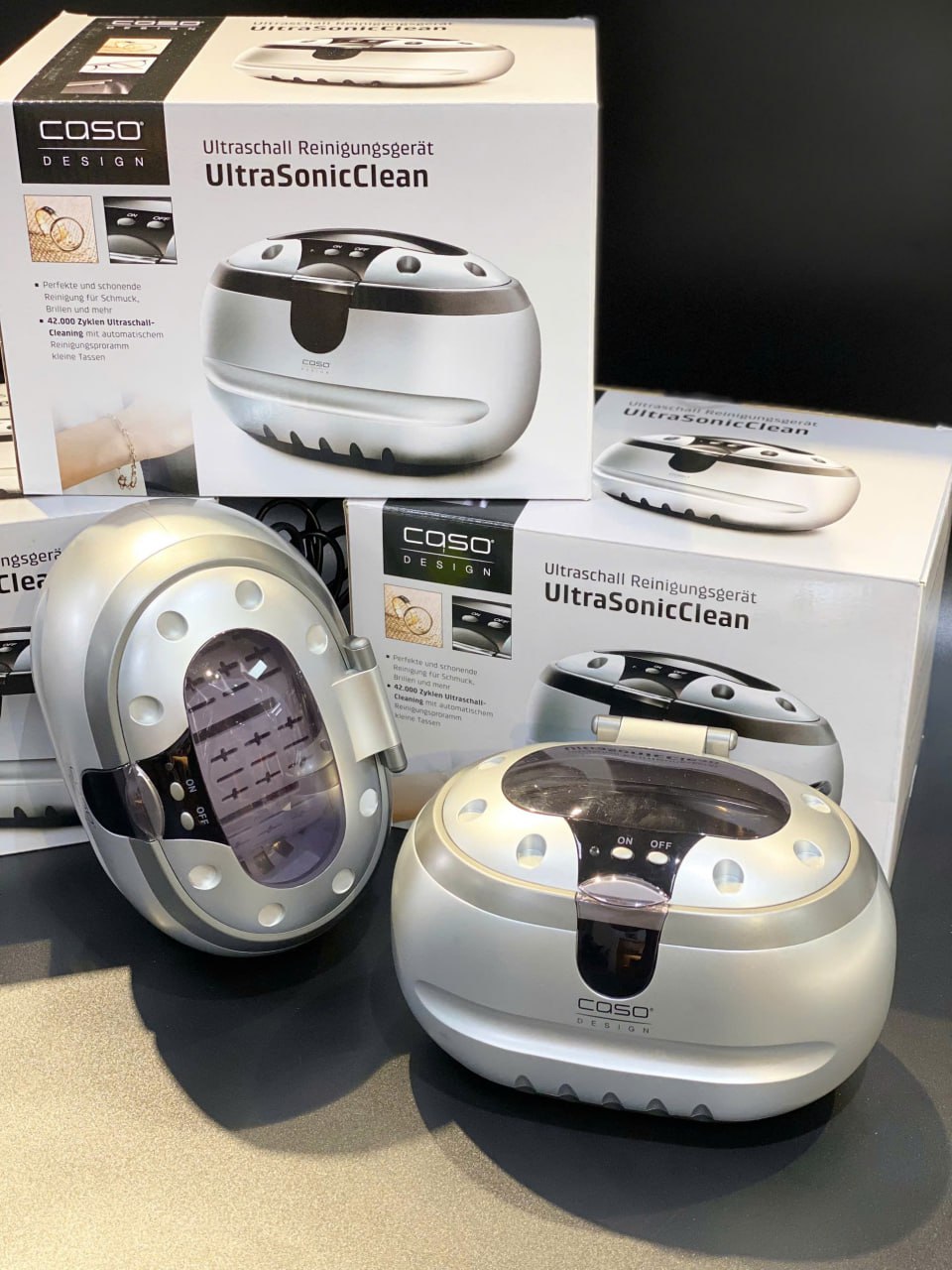 Máy làm sạch đồ trang sức bằng sóng siêu âm CASO UltraSonic Clean 50W