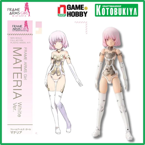 nShop - Frame Arms Girl Materia White Ver. - Mô Hình Kotobukiya Chính Hãng Kích Thước Cao Khoảng 150mm