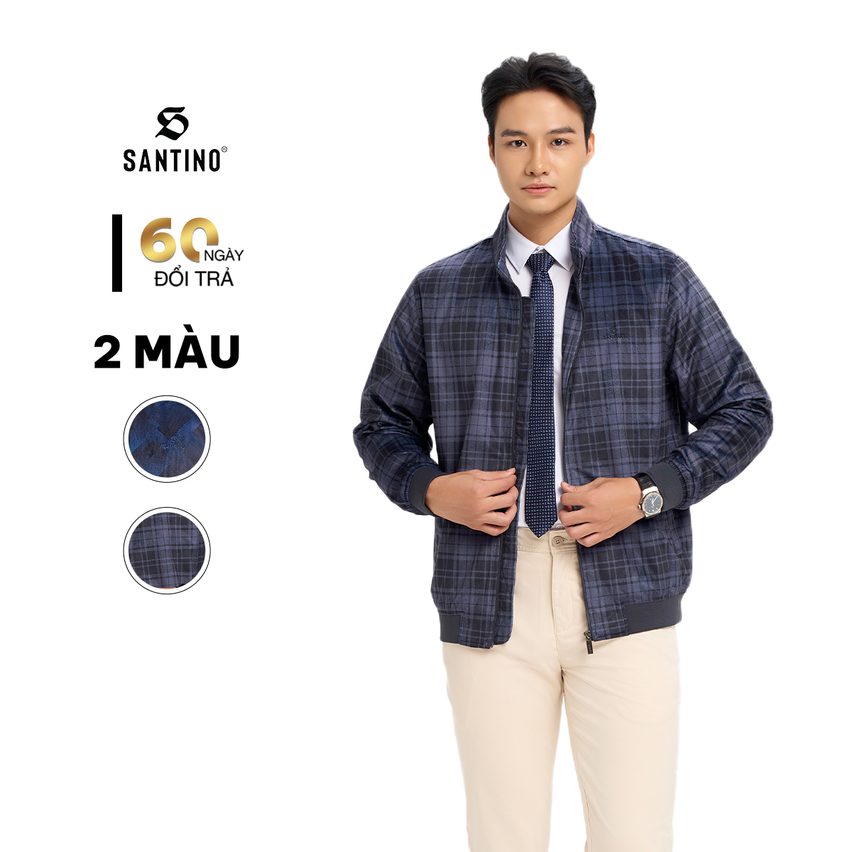 SANTINO - Áo khoác jacket cao cấp siêu ấm W937