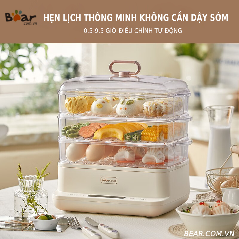 Kohnan Nồi hấp TP12L Bear DZG-CA2D1