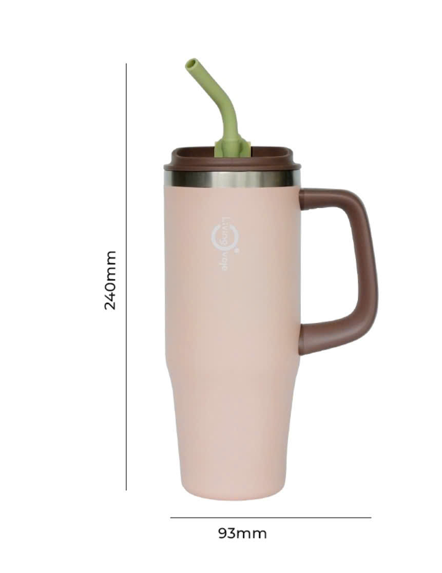 KOHNAN BÌNH TÂN-LY GIỮ NHIỆT TAY CẦM 1L HỒNG-8936212822081