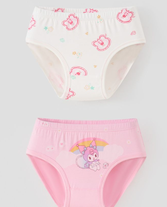 Combo set 2 quần lót tam giác chất liệu Modal cao cấp bé gái Rabity 33038