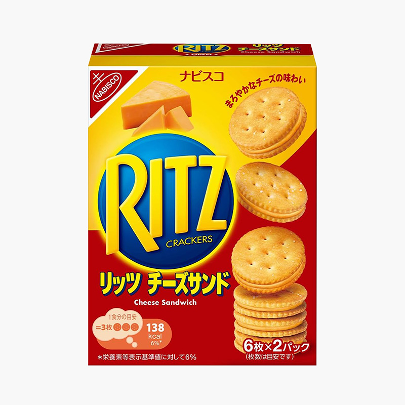 Bánh quy kẹp vị phô mai Nabisco Ritz Crackers Cheese Sandwich 106g - 4547894640296