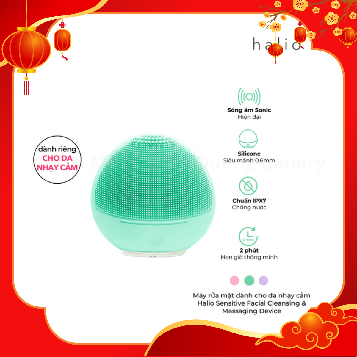KOHNAN - Halio Máy Rửa Mặt Sensi Mint