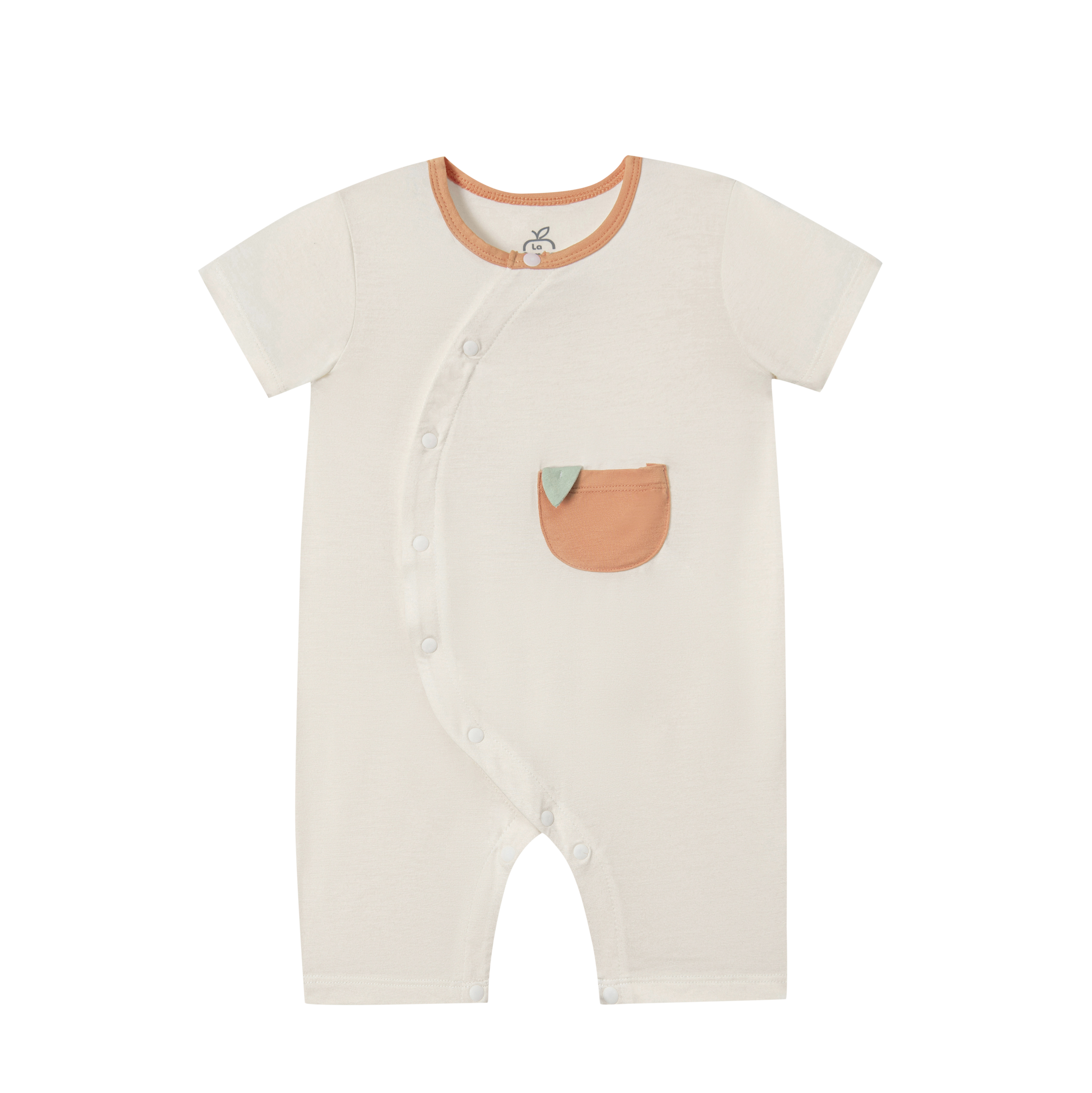 MamanBébé - Body cộc tay La Pomme Trái cam cách điệu