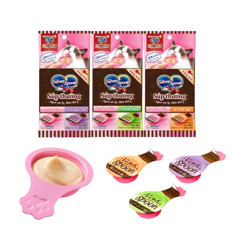 KOHNAN - Combo 2 gói Súp Thưởng Cá Ngừ Gà 10P