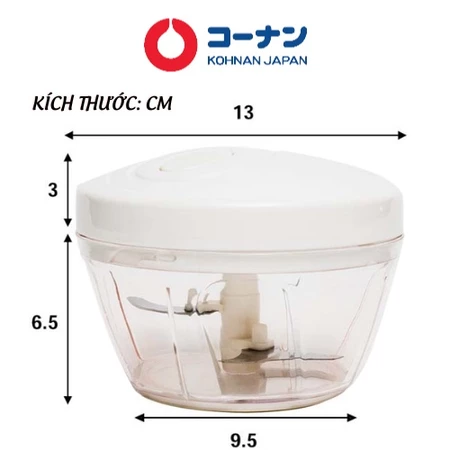 KOHNAN - 61030 Hộp băm nhỏ gia vị 400ml