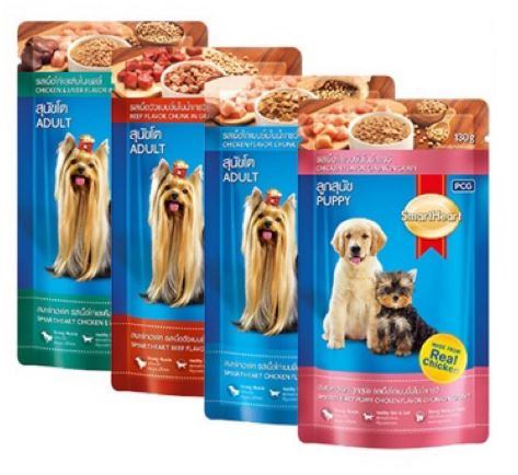 KOHNAN - 47935 THỨC ĂN ƯỚT CHO CHÓ PATE SMARTHEART GÓI 130GR