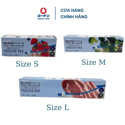 KOHNAN Túi zipper LIFELEX