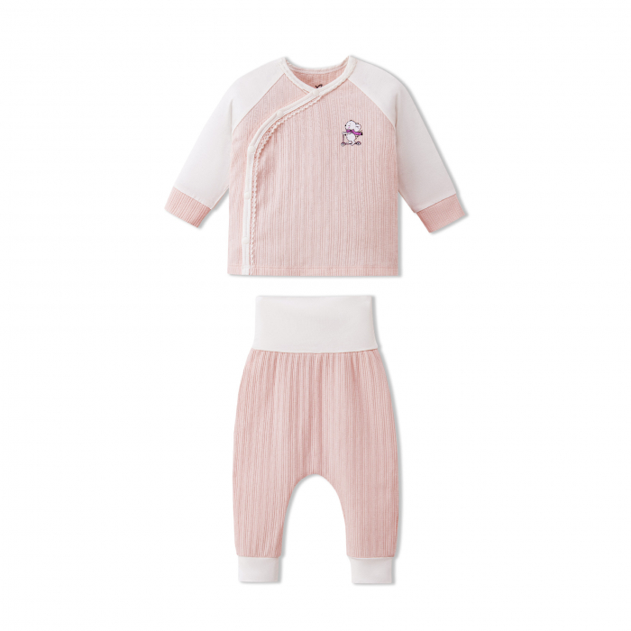 Bộ tay dài cúc lệch La Pomme in thú ngộ nghĩnh