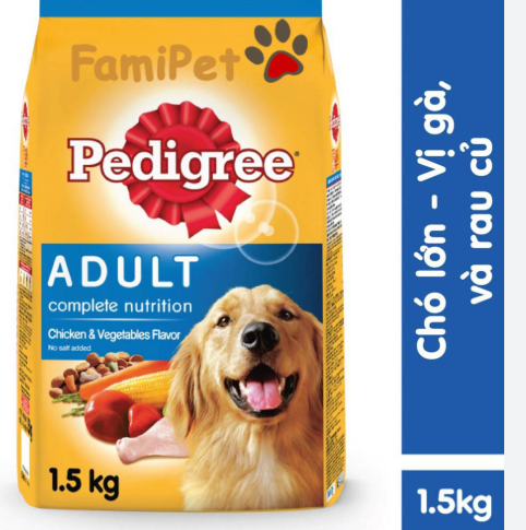 KOHNAN - 035857 Pedigree Chó Lớn Bò & rau củ 1.5Kg
