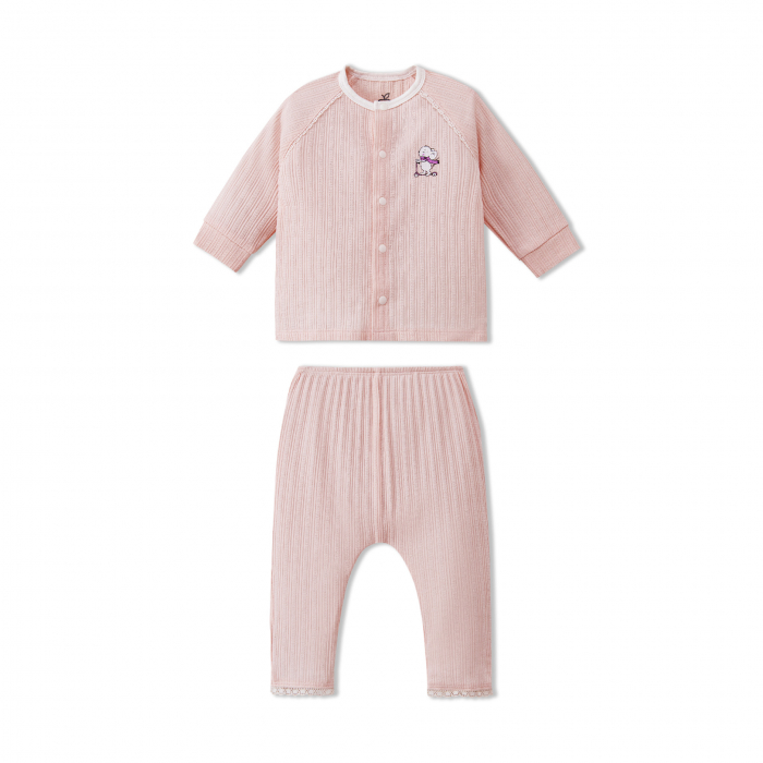 Bộ tay dài cúc giữa La Pomme in thú ngộ nghĩnh