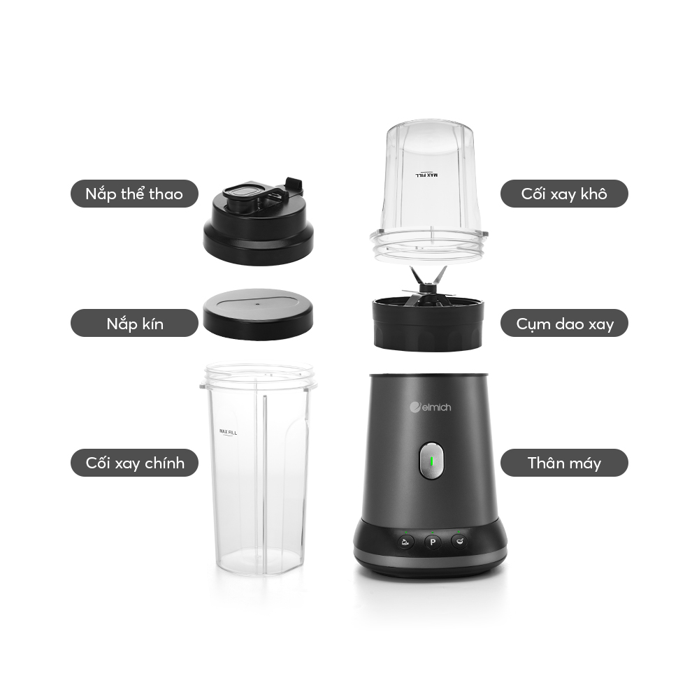 Máy xay sinh tố Elmich BLE-8667