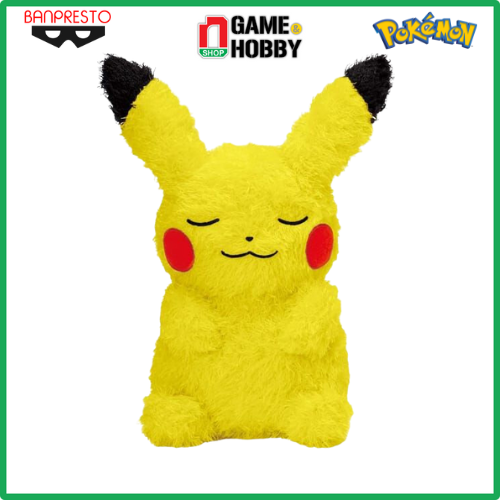 nShop - Thú Bông Pokemon Lông Xù Pikachu Big Plush - Đồ chơi Pokemon chính hãng Banpresto Kích thước: 21cm