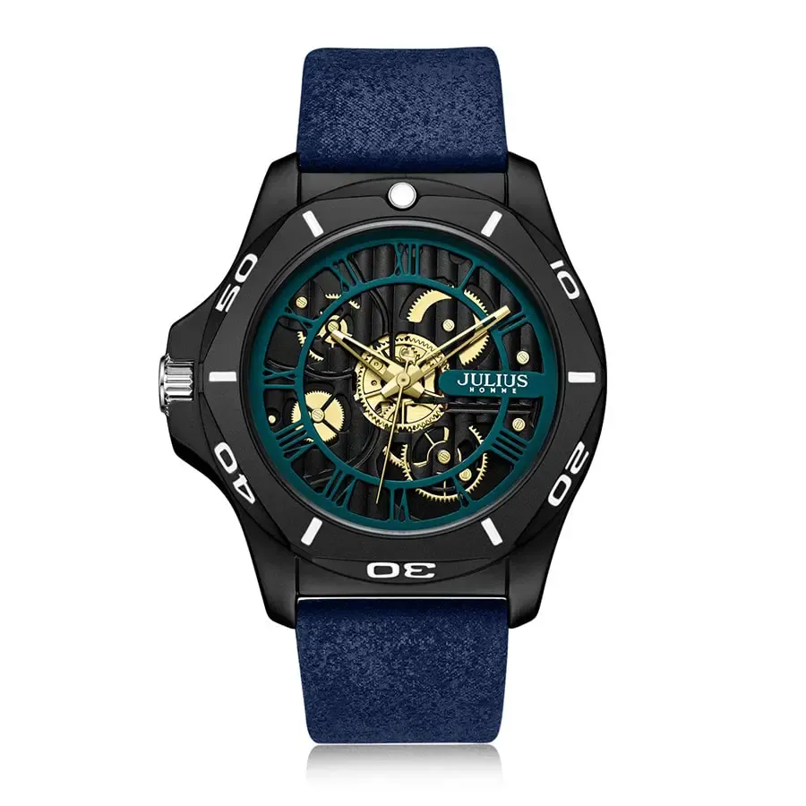 Đồng Hồ Nam JAH-145C Julius Hàn Quốc (Xanh)