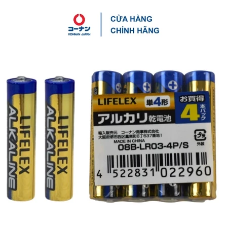 KOHNAN - Pin 2A LR6 vỉ 4 viên