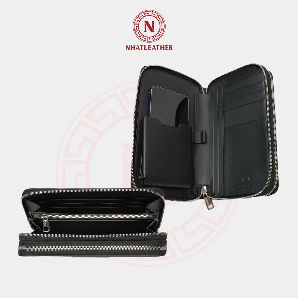 Bóp Tay Nam Da Bò Taiga - NHATLEATHER