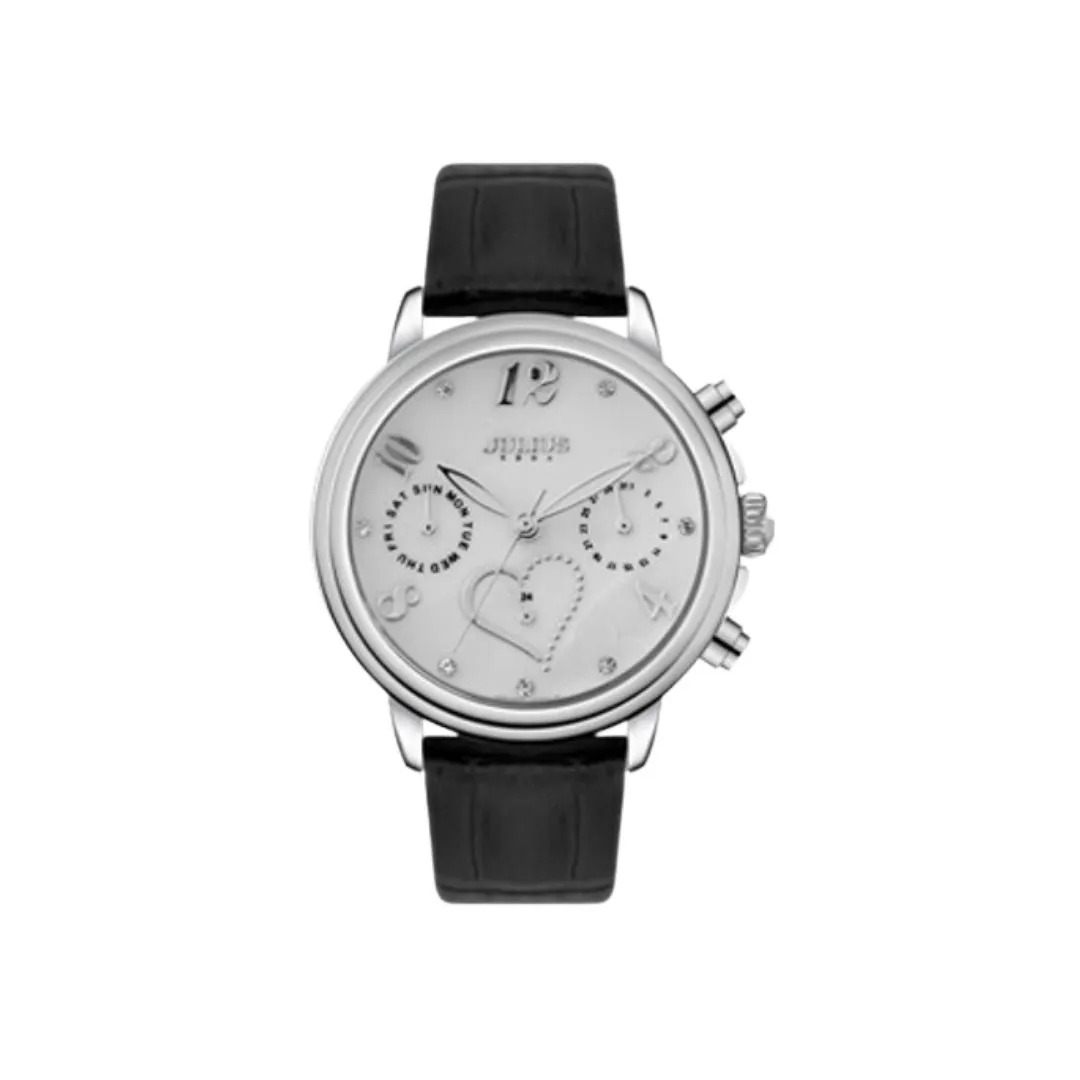 Đồng Hồ Nữ JA-844B1 Julius Hàn Quốc Dây Da